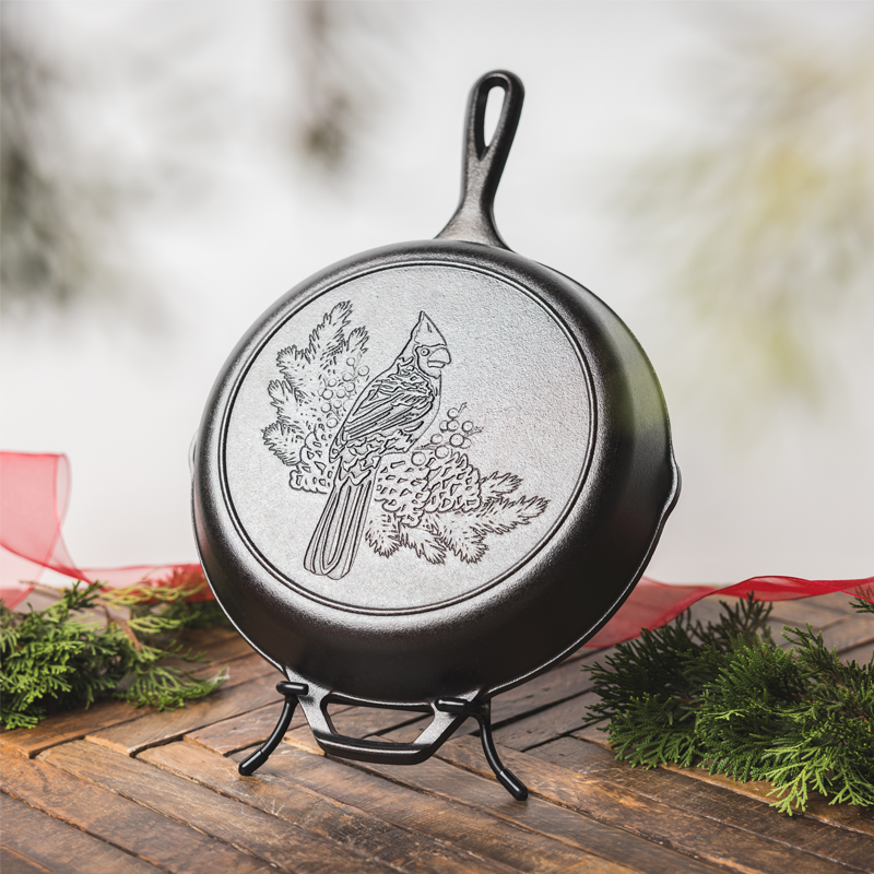 Lodge Ironware - Lodge Ironware - 10.25 Inch Seasoned Cast Iron Cardinal Skillet