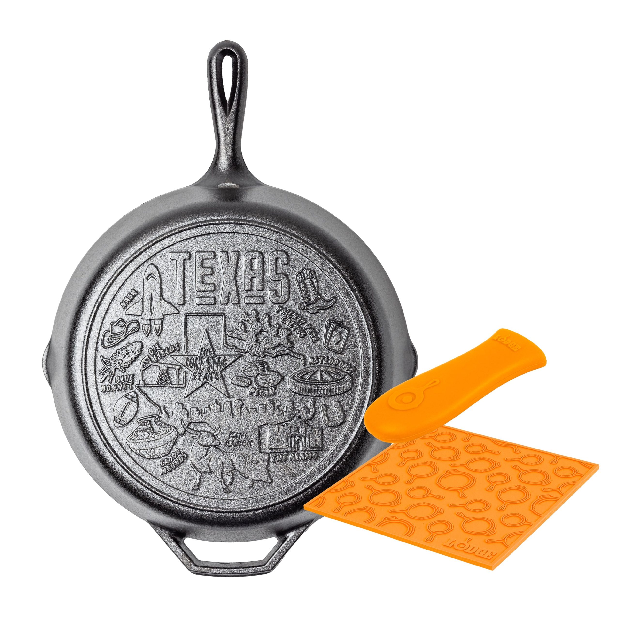 Lodge Castiron - Texas Proud Skillet & Accessories Set