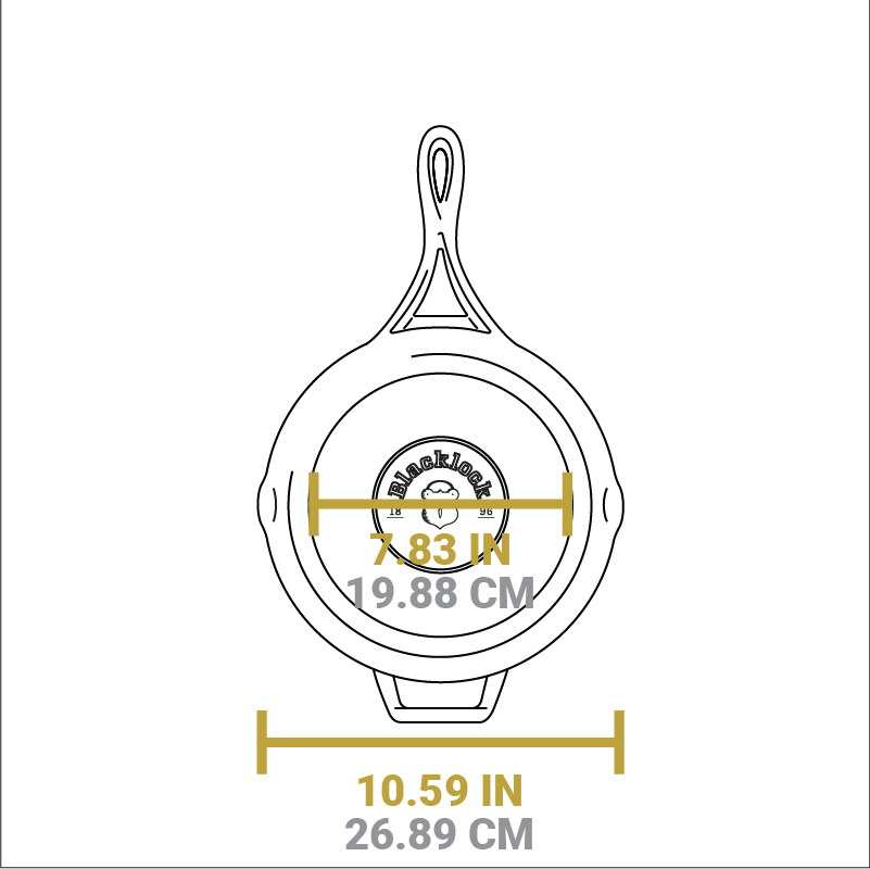 Lodge Castiron - Blacklock Lightweight Cast Iron Skillet Set - Image 7