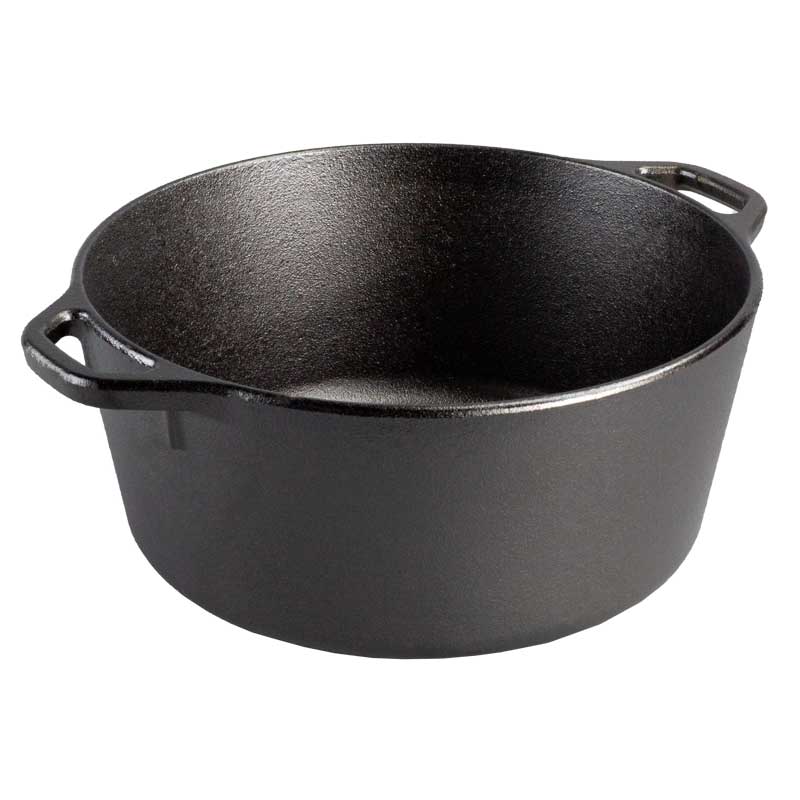 Lodge Castiron - 5 Quart Cast Iron Double Dutch Oven - Image 2