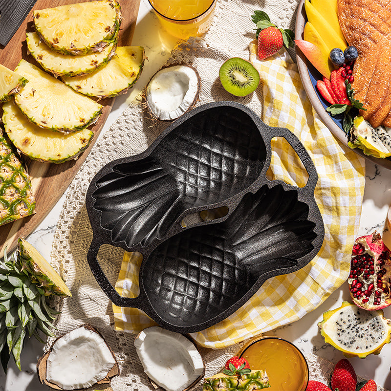 Lodge Ironware - Seasoned Cast Iron Pineapple Pan - Image 5