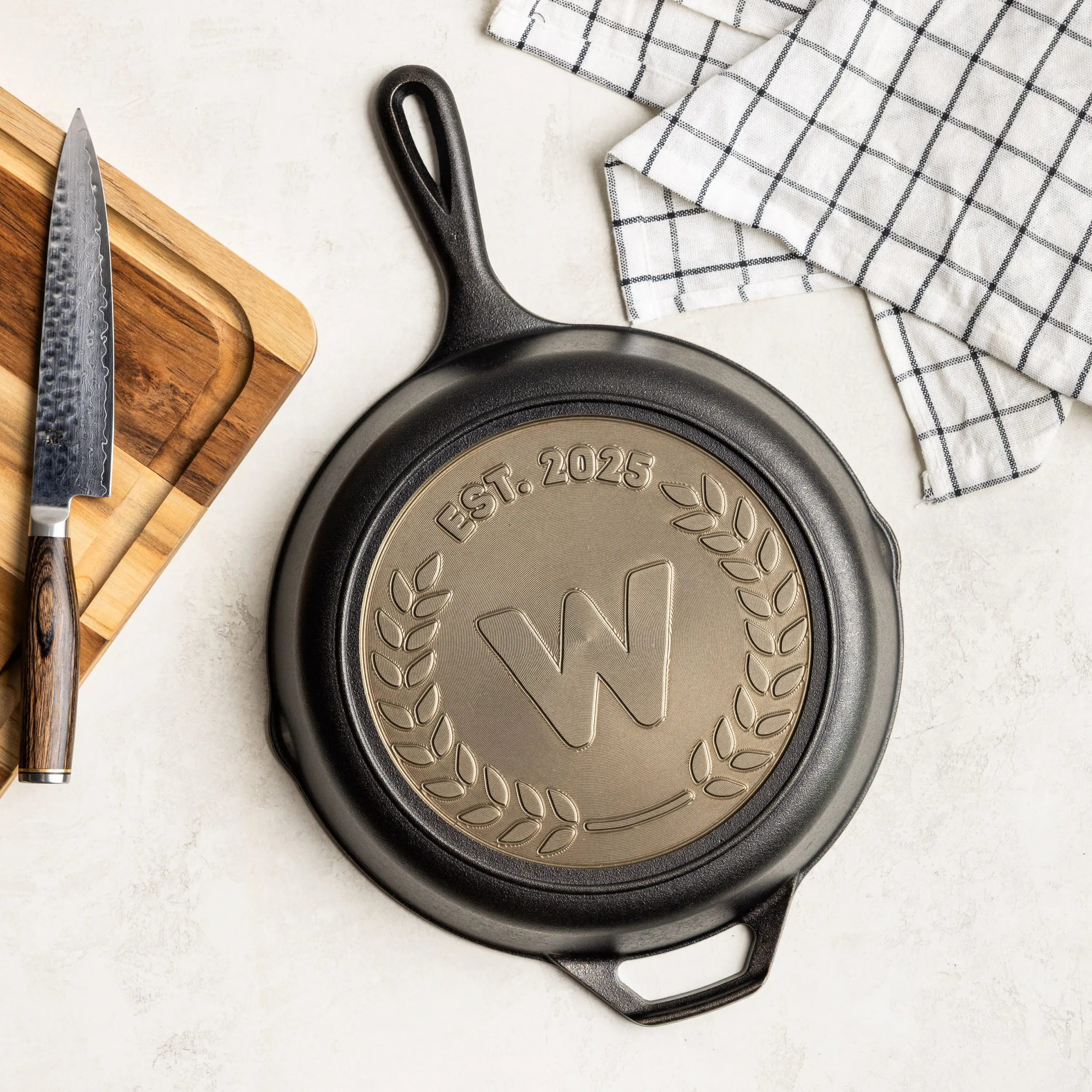 Lodge Castiron - Custom Engraved Monogram Skillet - Image 7