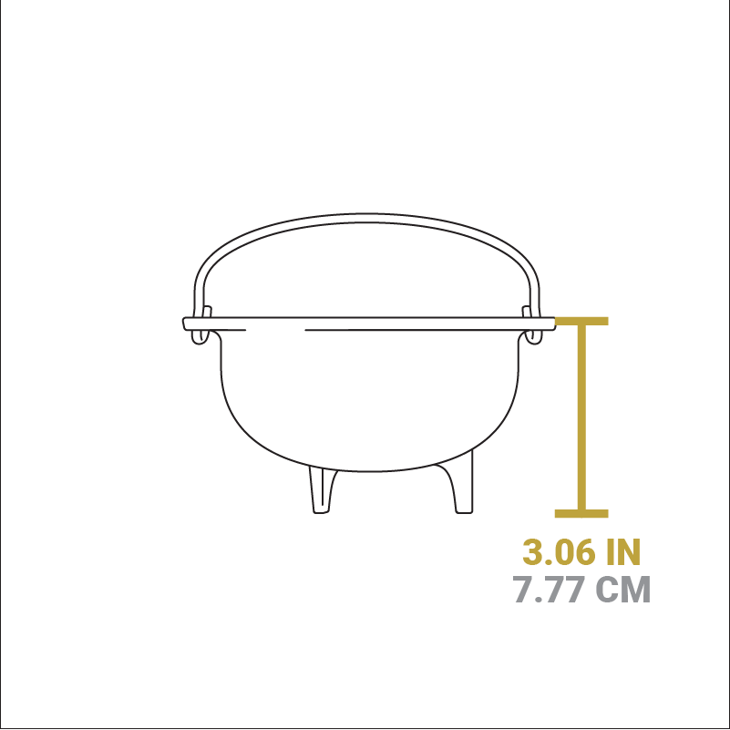Lodge Castiron - Heat-Treated Cast Iron Mini Kettle - Image 4