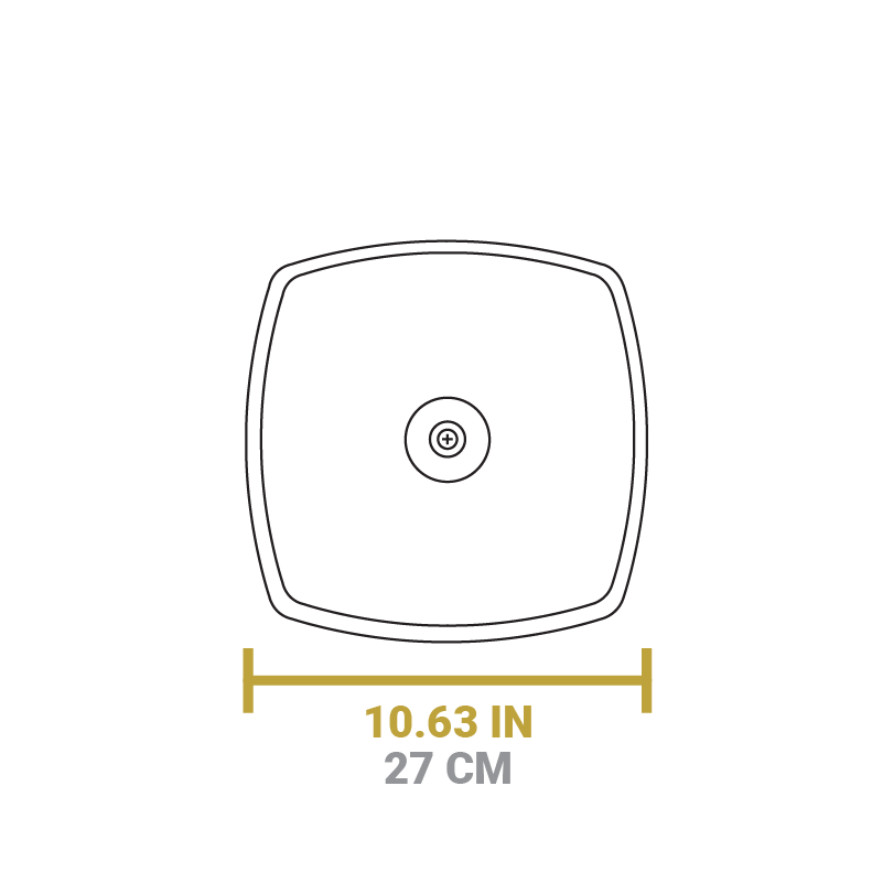 Lodge Castiron - 10.5 Inch Square Glass Lid - Image 4