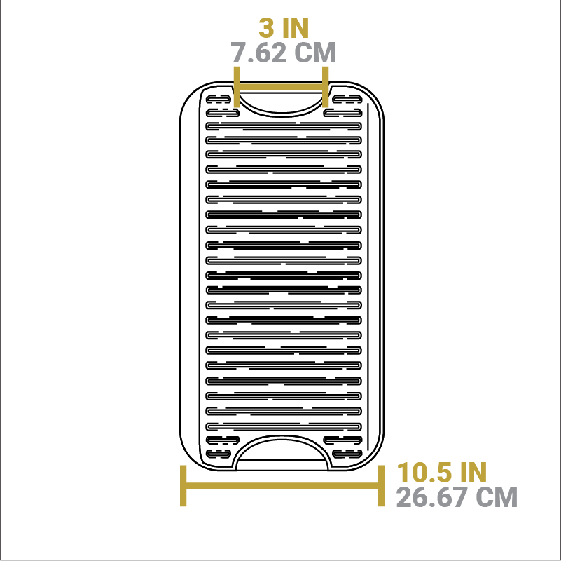 Lodge Castiron - 20 x 10.5 Inch Pro-Grid Reversible Grill/Griddle - Image 10