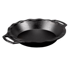Lodge Castiron - 9 Inch Seasoned Cast Iron Pie Pan