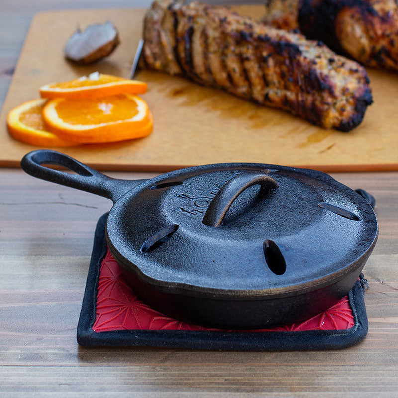 Lodge Castiron - 6.5 Inch Seasoned Cast Iron Smoker Skillet - Image 2