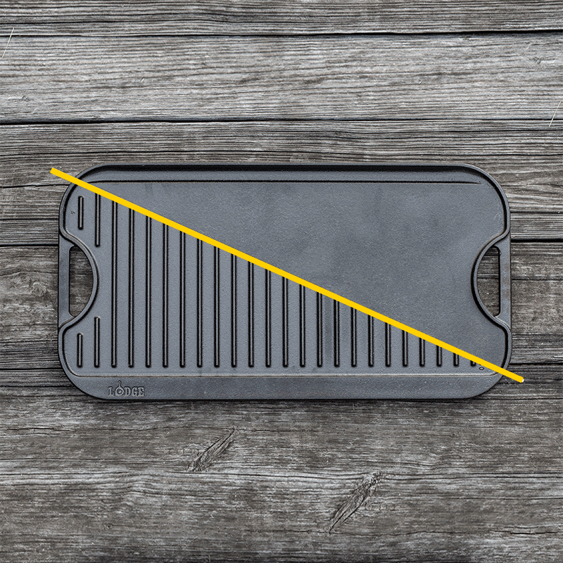 Lodge Castiron - 20 x 10.5 Inch Pro-Grid Reversible Grill/Griddle - Image 4