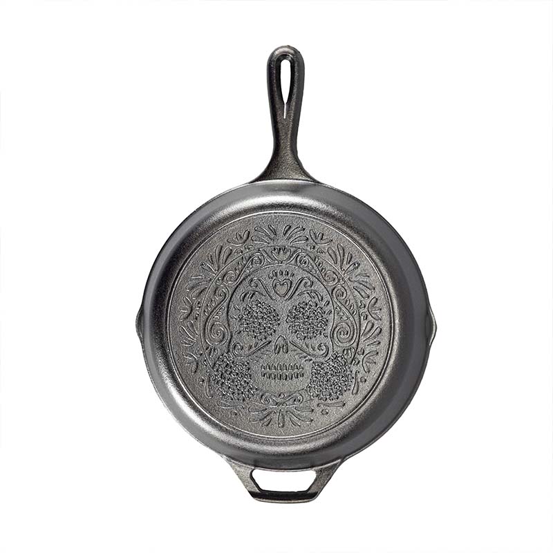 Lodge Castiron - 10.25 Inch Seasoned Cast Iron Sugar Skull Skillet - Image 4