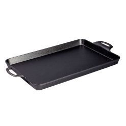 Lodge Castiron - 15.5 x 10.5 Inch Seasoned Cast Iron Baking Pan