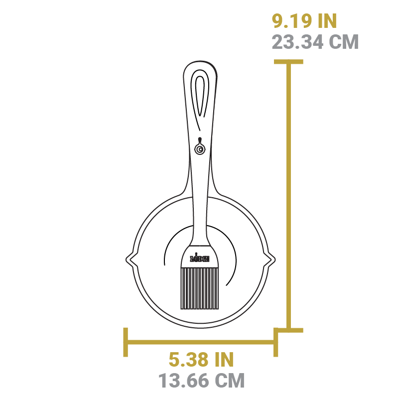 Lodge Castiron - Cast Iron Melting Pot and Silicone Brush - Image 5