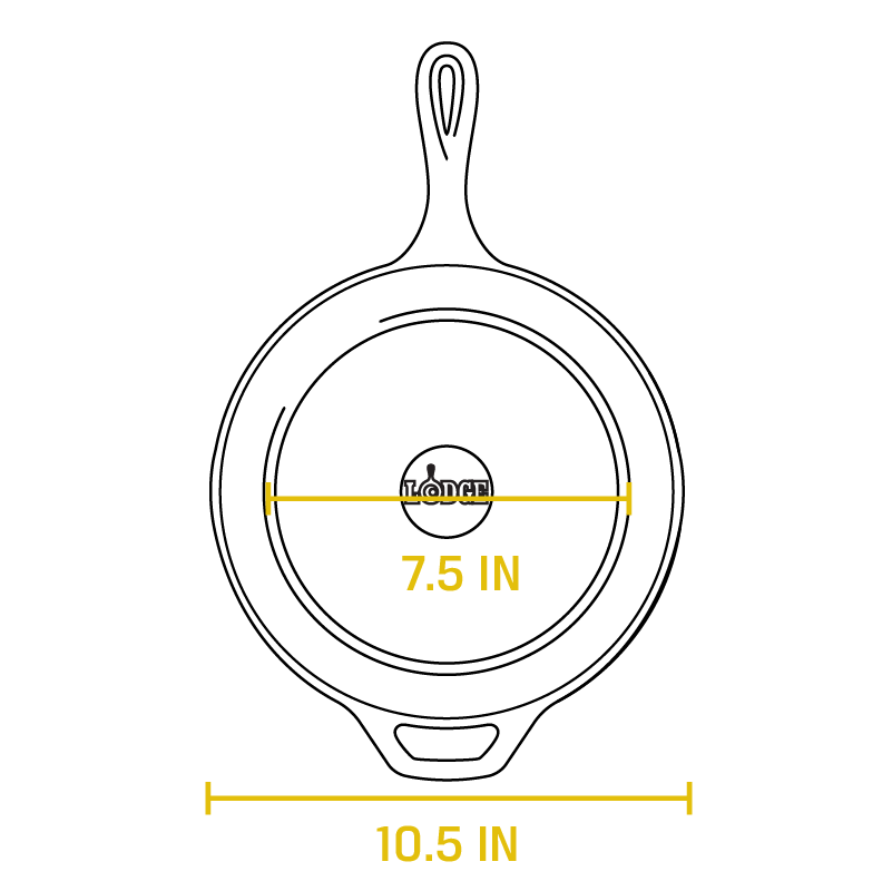 Lodge Castiron - Cast Iron Deep Skillet - Image 5