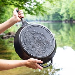 Lodge Castiron - Wildlife Series 13.25 Inch Cast Iron Turkey Skillet