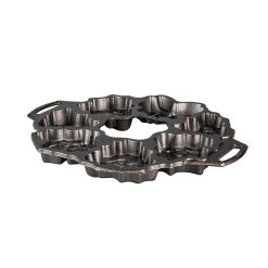 Alternative view of Lodge Ironware - Seasoned Cast Iron Holiday Wreath Pan