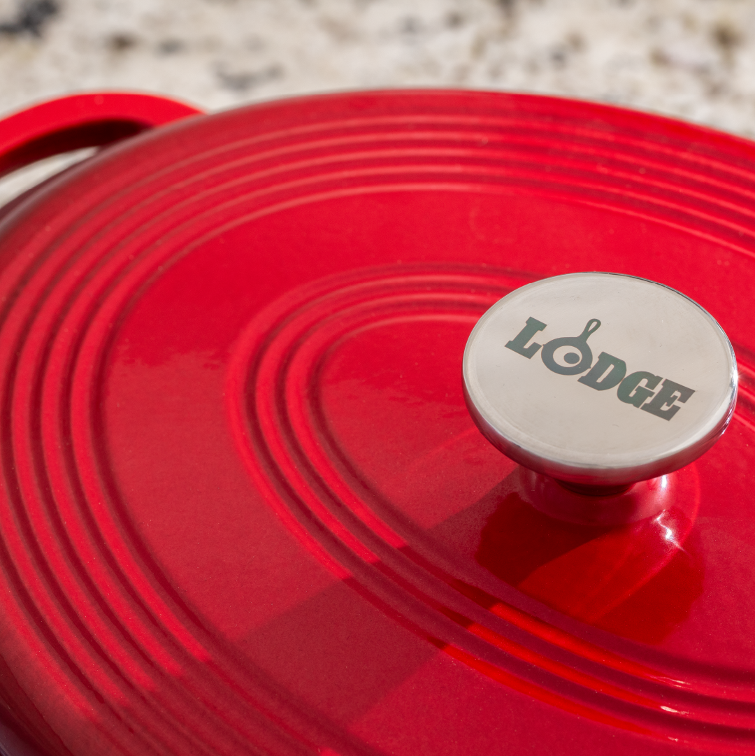 Lodge Castiron - Essential Enamel Oval Dutch Oven - Image 7