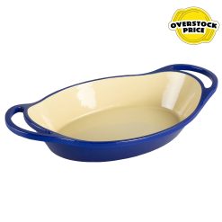 Lodge Castiron - Enameled Oval Casserole