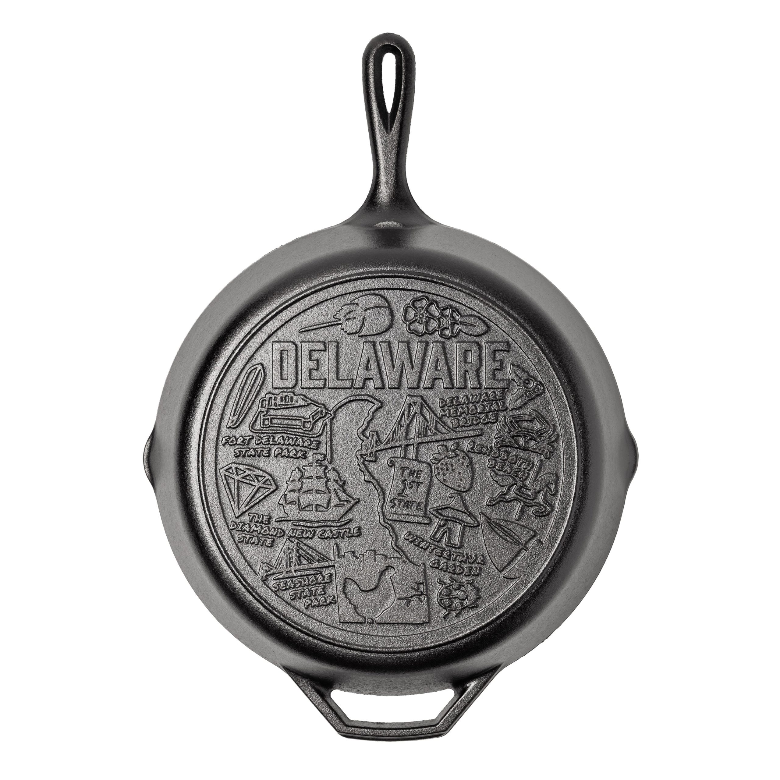Lodge Castiron - American Road Trip: 12 Inch Seasoned Cast Iron Skillet, Delaware
