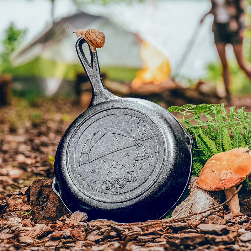Lodge Castiron - Wanderlust 8 Inch Cast Iron Tent Skillet - Image 3