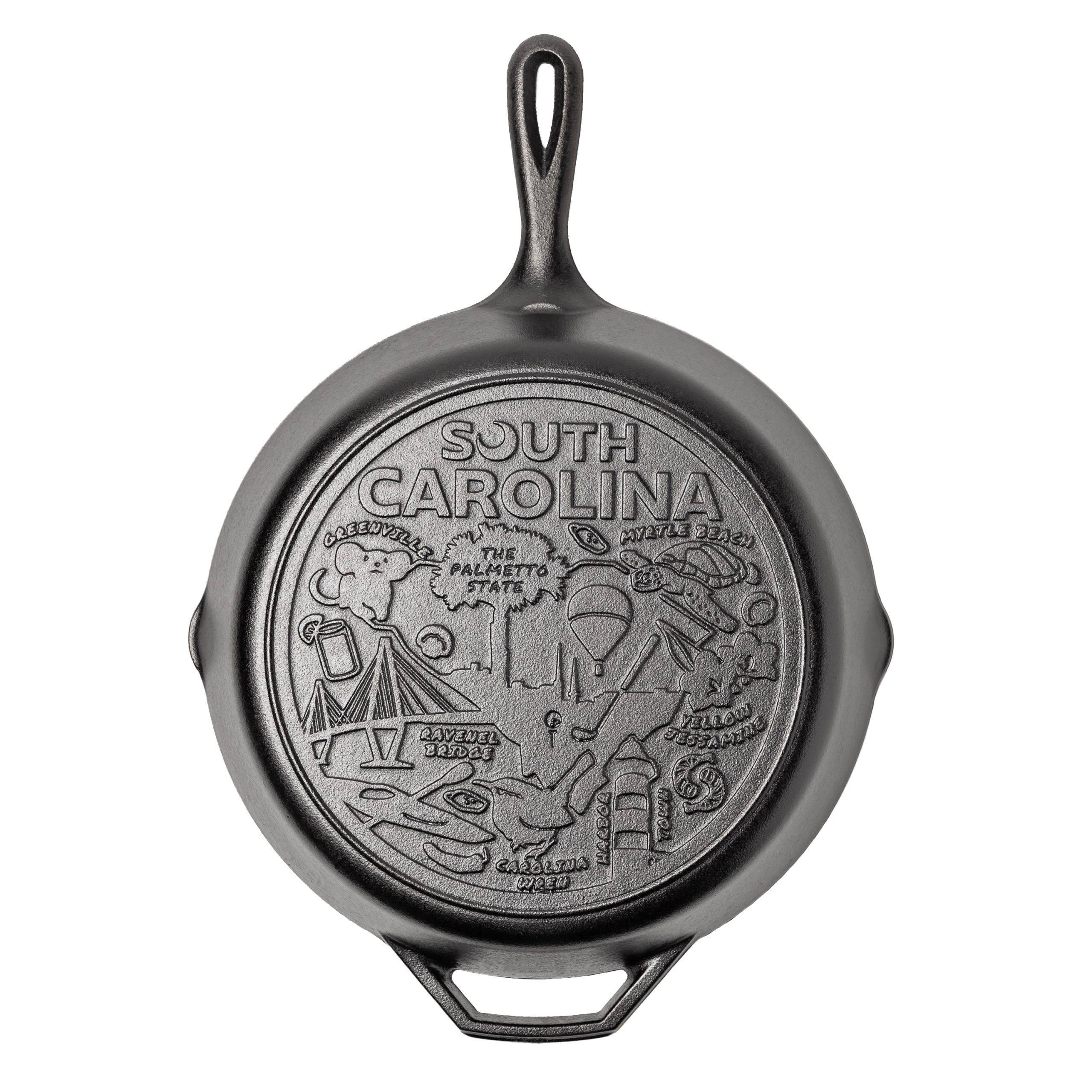 Lodge Castiron - American Road Trip: 12 Inch Seasoned Cast Iron Skillet, South Carolina