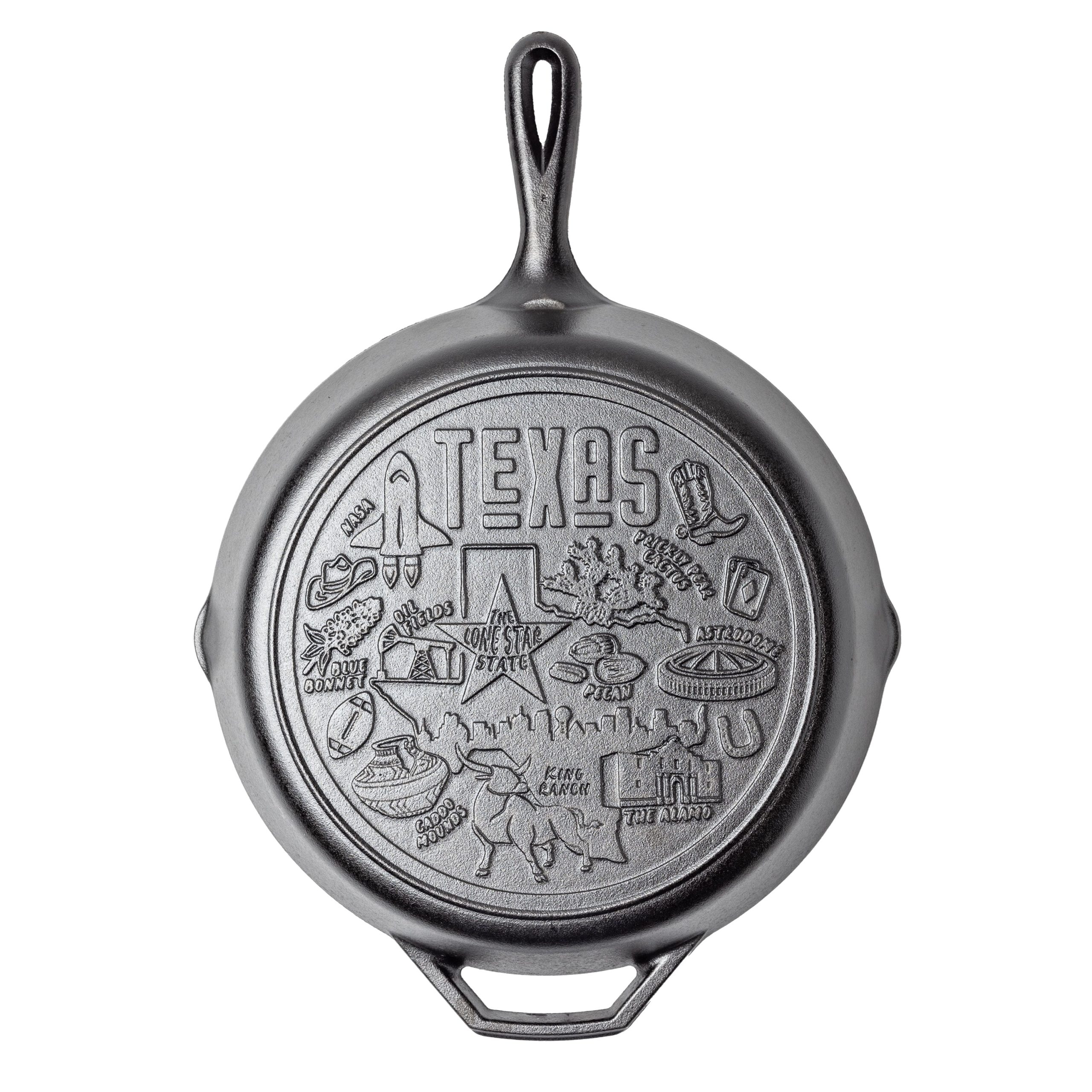 Lodge Castiron - American Road Trip: 12 Inch Seasoned Cast Iron Skillet, Texas