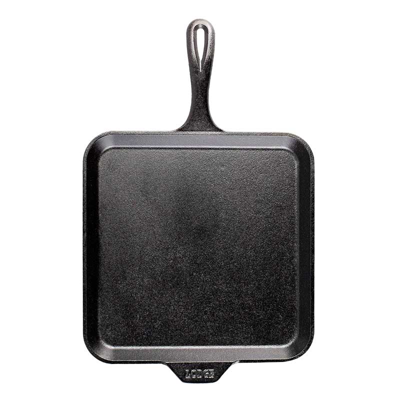 Lodge Castiron - 11 Inch Seasoned Cast Iron Square Griddle - Image 2