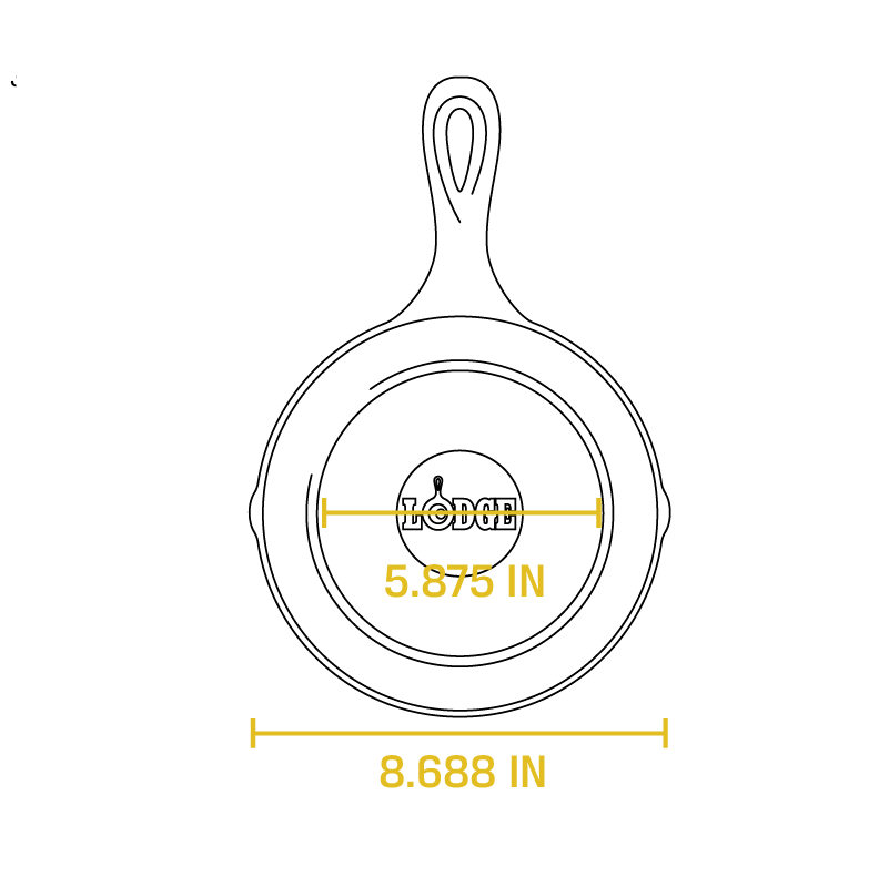 Lodge Castiron - Classic Cast Iron Skillets - Image 107