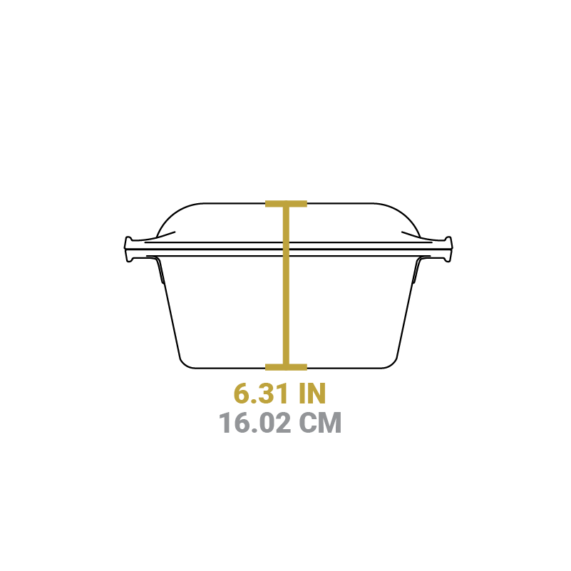 Lodge Castiron - 5 Quart Cast Iron Double Dutch Oven - Image 6
