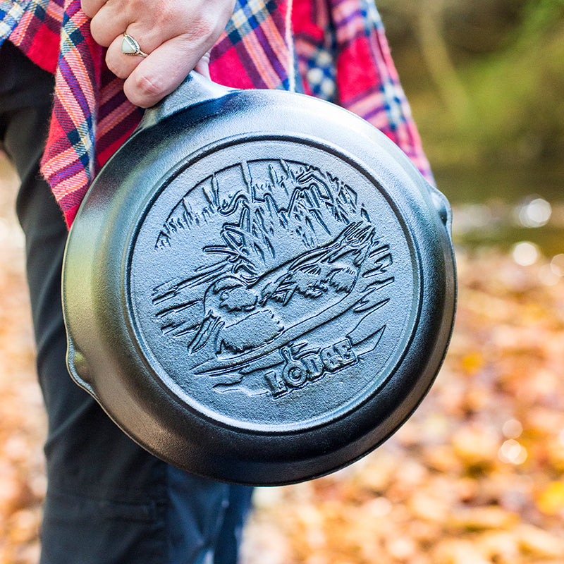 Lodge Castiron - Wildlife Series 8 Inch Cast Iron Duck Skillet - Image 7