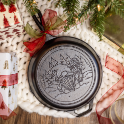 Lodge Ironware - Lodge Ironware - 10.25 Inch Seasoned Cast Iron Holiday Gnome Skillet 