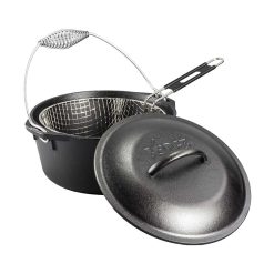 Alternative view of Lodge Ironware - Seasoned Cast Iron Dutch Oven Frying Set