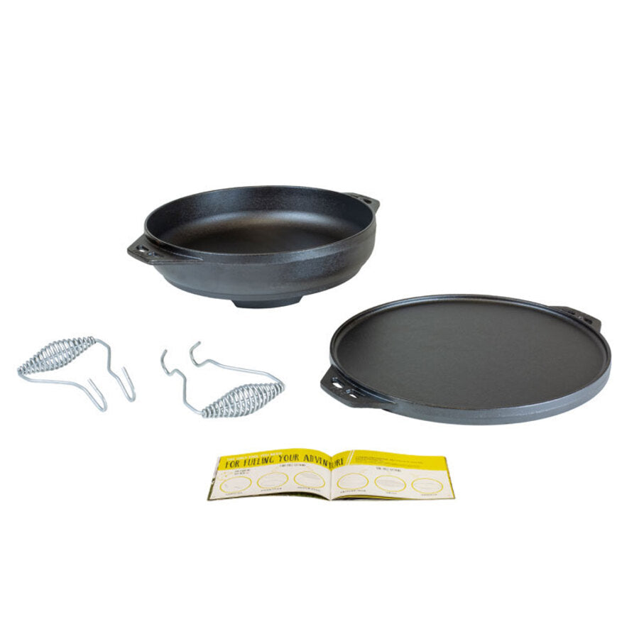 Lodge Castiron - 14 Inch Cast Iron Cook-It-All - Image 13