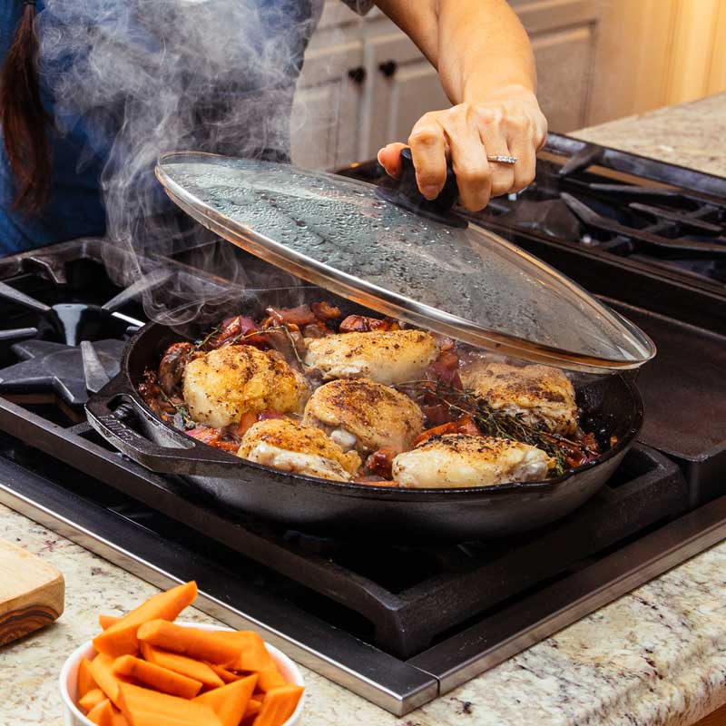 Lodge Castiron - Chef Collection 12 Inch Cast Iron Everyday Pan - Image 3
