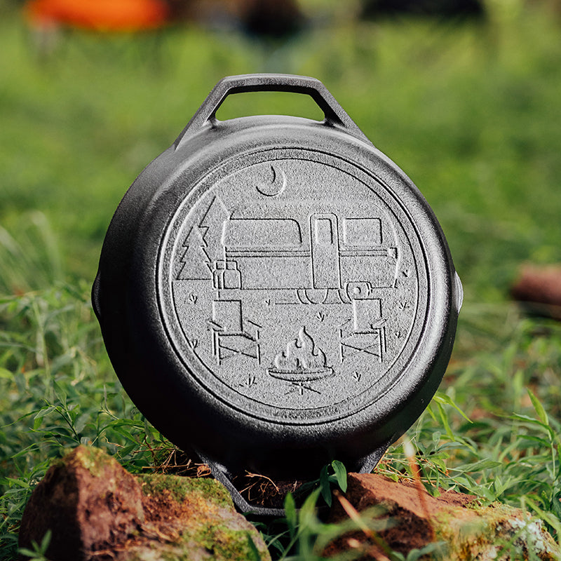 Lodge Castiron - Wanderlust 10.25 Inch Cast Iron Dual Handle Camper Pan
