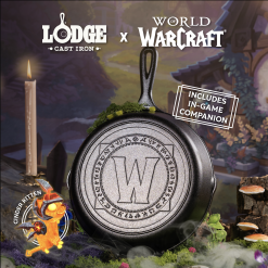 Lodge Castiron - 10.25 Inch Seasoned Cast Iron World of Warcraft Skillet