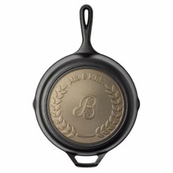 Alternative view of Lodge Castiron - Custom Engraved Monogram Skillet