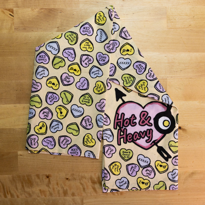 Lodge Castiron - Conversation Heart Dish Towel - Image 3