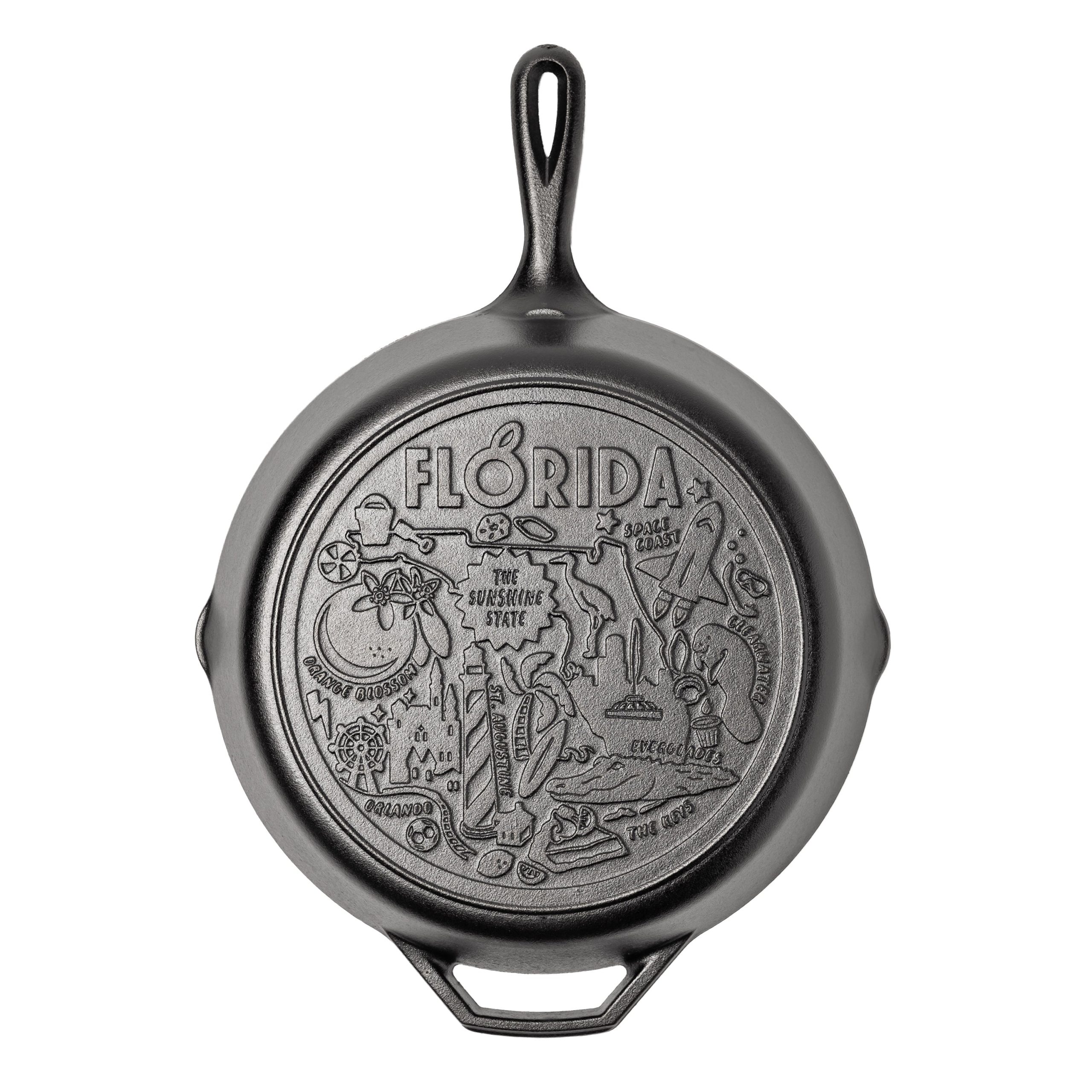 Lodge Castiron - American Road Trip: 12 Inch Seasoned Cast Iron Skillet, Florida - Image 6