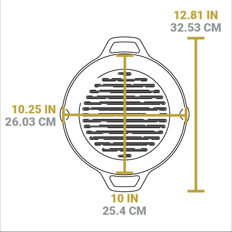 Lodge Castiron - Dual Handle Cast Iron Grill Pan - Image 14