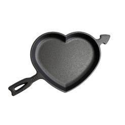 Alternative view of Lodge Ironware - Seasoned Cast Iron Heart Skillet