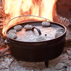 Alternative view of Lodge Castiron - Cast Iron Boy Scout Camp Dutch Oven