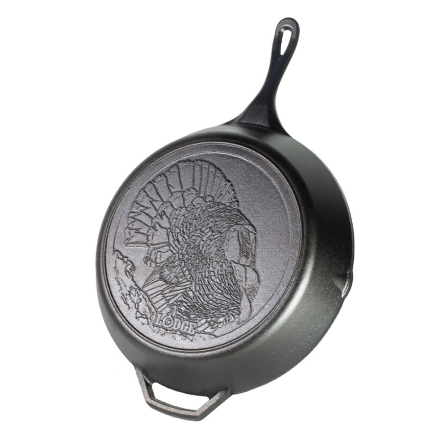 Lodge Castiron - Wildlife Series 13.25 Inch Cast Iron Turkey Skillet - Image 2