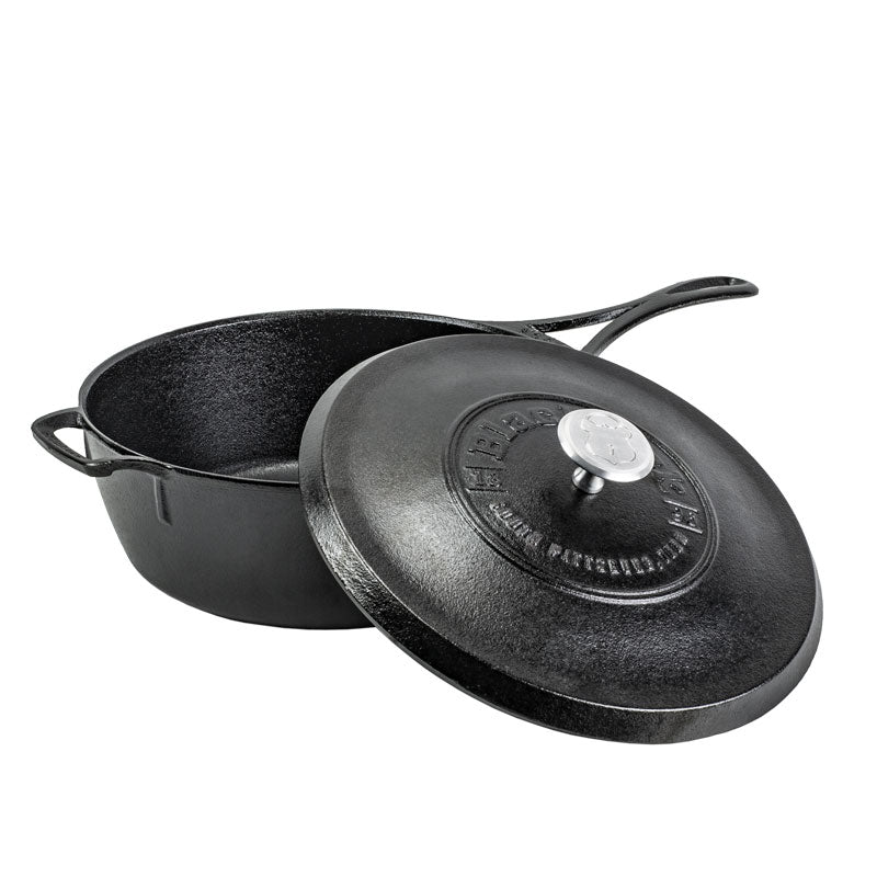 Lodge Castiron - Blacklock 4 Quart Lightweight Cast Iron Deep Skillet With Lid