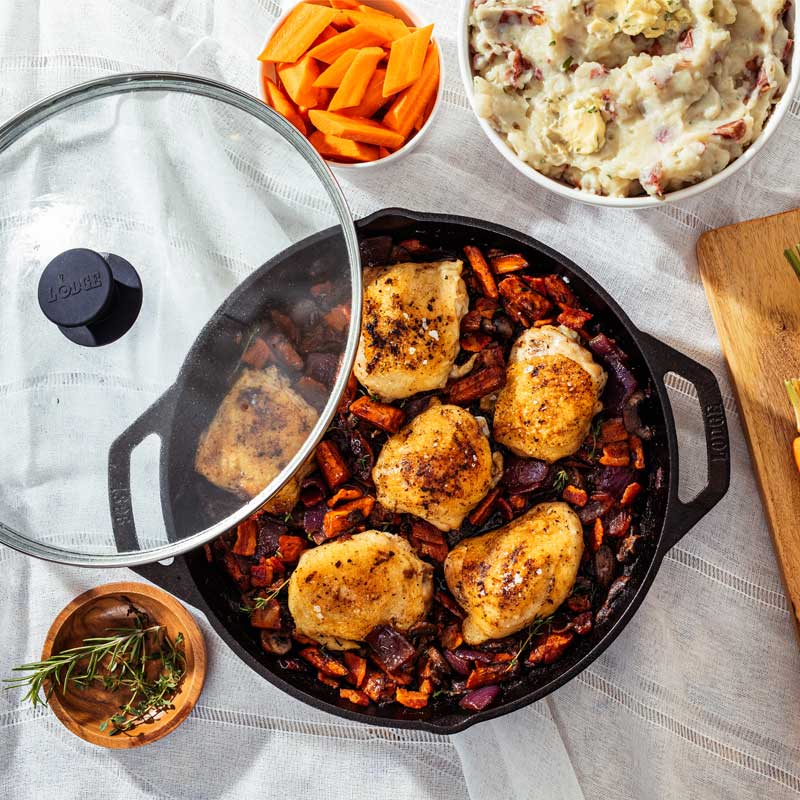 Lodge Castiron - Chef Collection 12 Inch Cast Iron Everyday Pan - Image 4