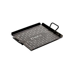Lodge Castiron - 13 x 12 Inch Seasoned Carbon Steel Grilling Basket