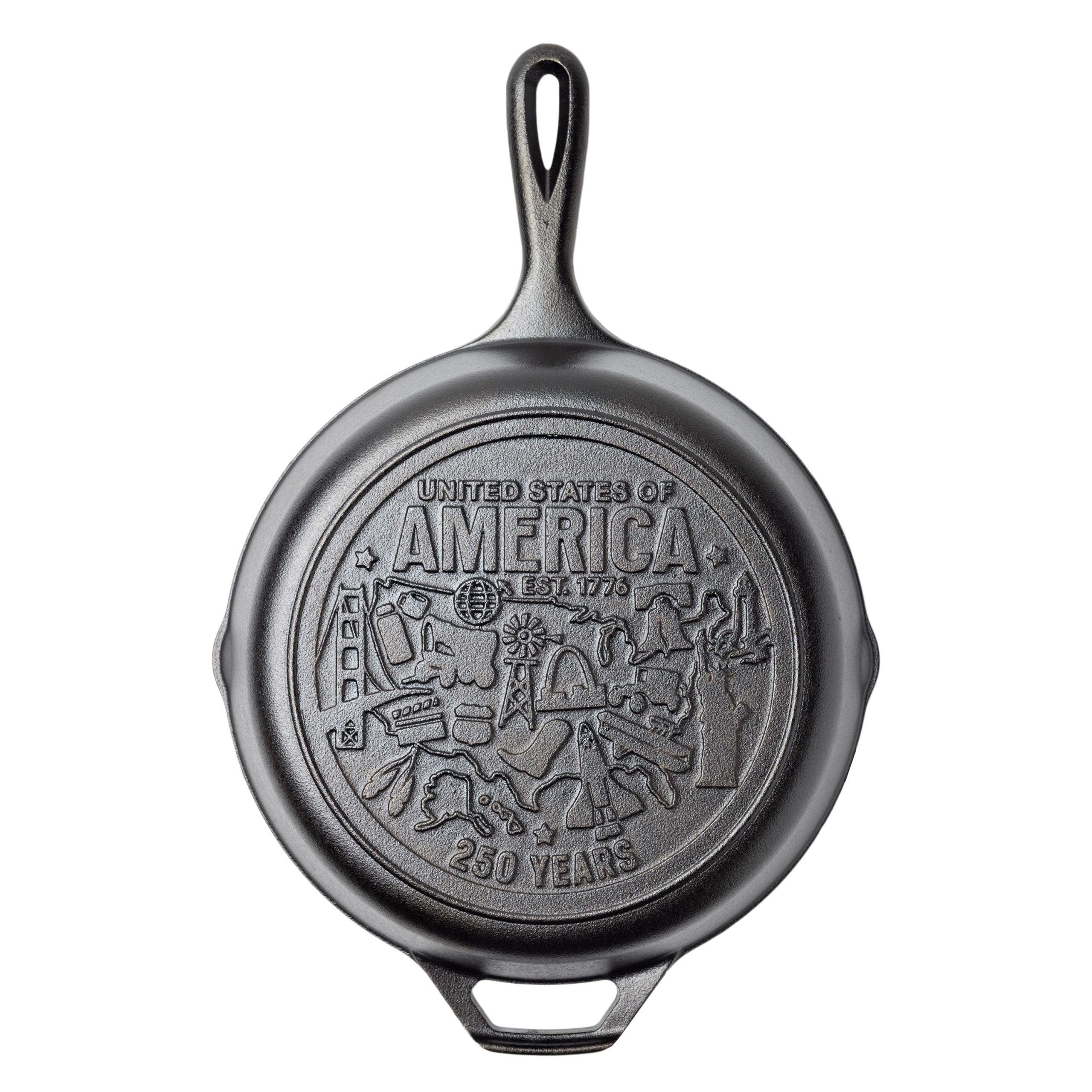Lodge Ironware - Lodge Ironware - 10.25 Inch Seasoned Cast Iron Skillet, USA Icons - Image 8