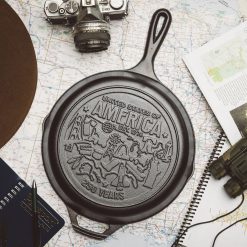 Alternative view of Lodge Ironware - Lodge Ironware - 10.25 Inch Seasoned Cast Iron Skillet, USA Icons
