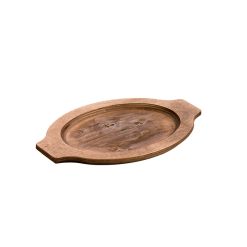 Lodge Castiron - Grip Style Oval Wood Underliner