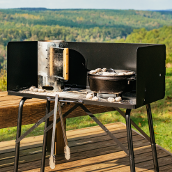 Alternative view of Lodge Ironware - Outdoor Cooking Table