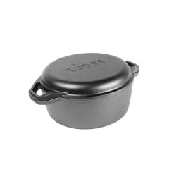 Lodge Castiron - Chef Collection 6 Quart Double Dutch Oven