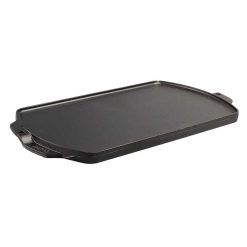 Lodge Castiron - 19 x 9.5 Inch Seasoned Cast Iron Reversible Grill/Griddle